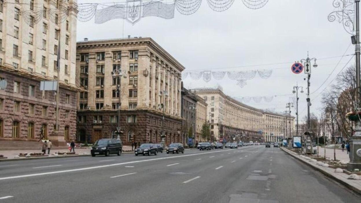 Apartment Kiev Bagian luar foto